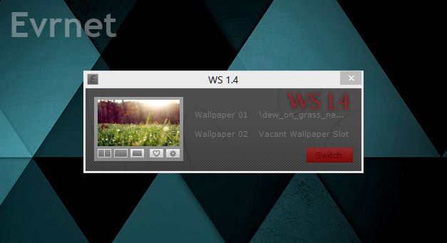 Wallpaper Switcher v1.4 - Main Screen